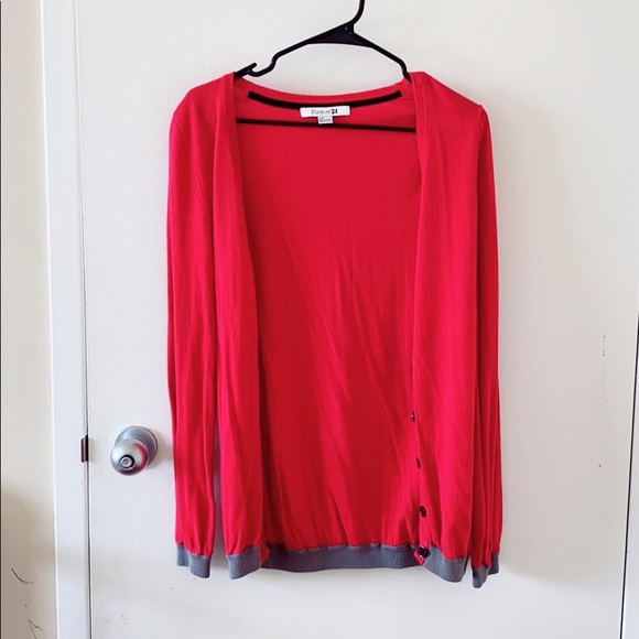 Contrast color Cardigan - Picture 2 of 7